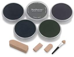 PanPastel Artists’ Painting Pastels Set Extra Dark Shadows, Set of 5