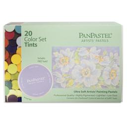 PanPastel Artists’ Painting Pastels Set - Tints, Set of 20 - front of packaging