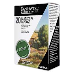 PanPastel Artists’ Painting Pastels Set - Landscape Colors, Set of 20 - front of packaging