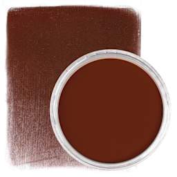 PanPastel Artists’ Painting Pastel - Permanent Red Extra Dark, 340.1, pan and swatch