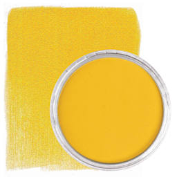 PanPastel Artists’ Painting Pastel - Diarylide Yellow, 250.5, swatch and pan