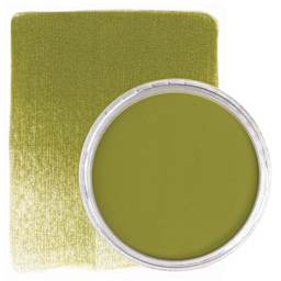 PanPastel Artists’ Painting Pastel - Bright Yellow Green Shade, 680.3, swatch and pan