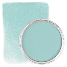 PanPastel Artists’ Painting Pastel - Turquoise Extra Dark, 580.1, pan and swatch