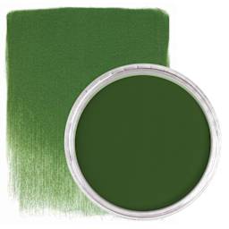 PanPastel Artists’ Painting Pastel - Chromium Oxide Green, 660.5, swatch and pan