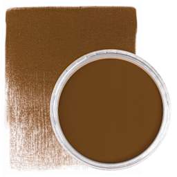PanPastel Artists’ Painting Pastel - Burnt Sienna Shade, 740.3, swatch and pan
