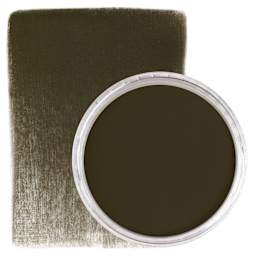 PanPastel Artists’ Painting Pastel - Raw Umber Shade, 780.3, pan and swatch