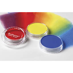 PanPastel Artists' Painting Pastels, three primary colors being blended