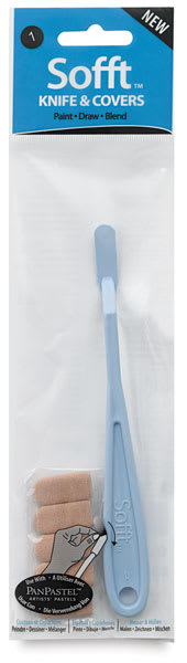 PanPastels Sofft Knives and Covers - Knife and Covers, No. 1 Round, packaging