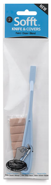 PanPastels Sofft Knives and Covers - Knife and Covers, No. 2 Flat, packaging