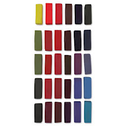 Terry Ludwig Pastels - Set of 30, Intense Darks I