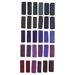Terry Ludwig Pastels - Set of 30, Intense Darks II