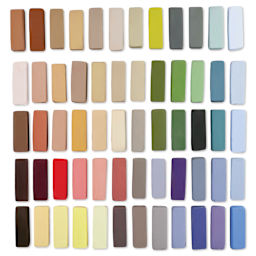 Terry Ludwig Pastels - Set of 60, Arid Landscape