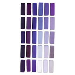 Terry Ludwig Pastels - Set of 30, Ultra Violets