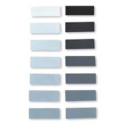 Terry Ludwig Pastels - Set of 14, Gray Scale