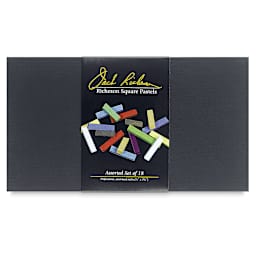 Richeson Semi-Hard Square Pastel - Set of 18 (front of packaging)