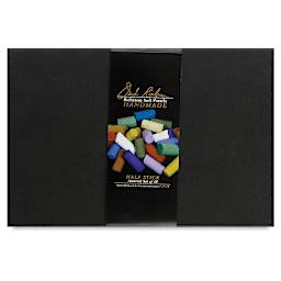 Richeson Handmade Soft Pastels - Assorted Colors, Set of 48, Half Stick (front of packaging)