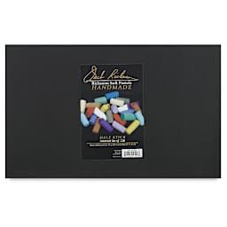 Richeson Handmade Soft Pastels - Assorted Colors, Set of 120, Half Stick (front of packaging)