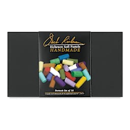Richeson Handmade Soft Pastels - Portrait Colors, Set of 18, Full Stick (front of packaging)