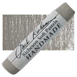 Richeson Handmade Soft Pastel - Gray 181 pastel and swatch