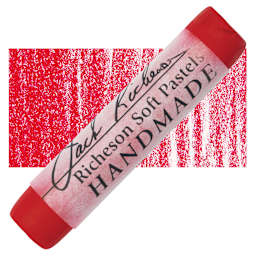 Richeson Handmade Soft Pastel - Red 137 pastel and swatch