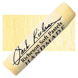 Richeson Handmade Soft Pastel - Yellow 68 pastel and swatch