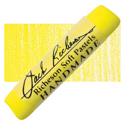 Richeson Handmade Soft Pastel - Yellow 73 pastel and swatch