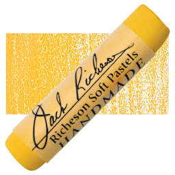 Richeson Handmade Soft Pastel - Yellow 74 pastel and swatch