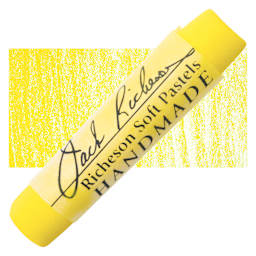 Richeson Handmade Soft Pastel - Yellow 84 pastel and swatch