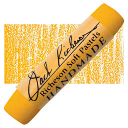 Richeson Handmade Soft Pastel - Yellow 85 pastel and swatch