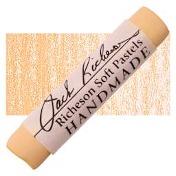 Richeson Handmade Soft Pastel - Yellow 225 pastel and swatch