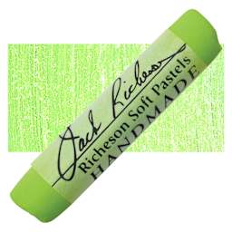 Richeson Handmade Soft Pastel - Green 5 pastel and swatch