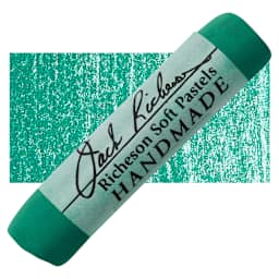 Richeson Handmade Soft Pastel - Green 14 pastel and swatch