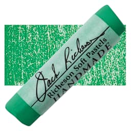 Richeson Handmade Soft Pastel - Green 23 pastel and swatch