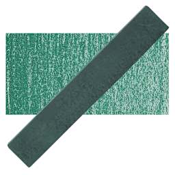 Holbein Artists' Soft Pastel - Blue Green 1 pastel and swatch