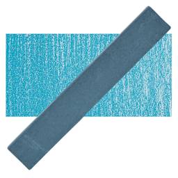 Holbein Artists' Soft Pastel - Cerulean Blue 1 pastel and swatch