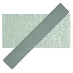 Holbein Artists' Soft Pastel - Foggy Green 3 pastel and swatch