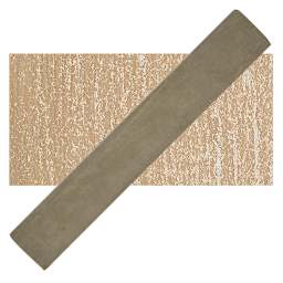 Holbein Artists' Soft Pastel - Grayish Brown 2 pastel and swatch