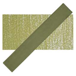 Holbein Artists' Soft Pastel - Olive 2 pastel and swatch