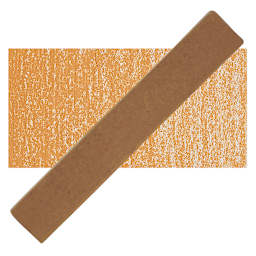 Holbein Artists' Soft Pastel - Raw Sienna 1 pastel and swatch