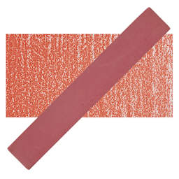 Holbein Artists' Soft Pastel - Scarlet 2 pastel and swatch