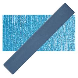 Holbein Artists' Soft Pastel - Turquoise Blue 2 pastel and swatch