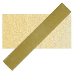 Holbein Artists' Soft Pastel - Yellow Ochre 3 pastel and swatch