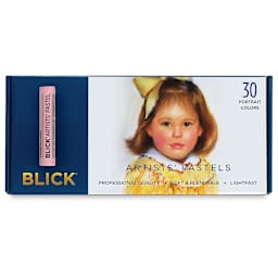 Blick Artists' Soft Pastel Set - Portrait Colors, Set of 30 (front of package)