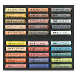 Blick Artists' Soft Pastel Set - Portrait Colors, Set of 30 (inside package)
