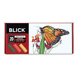 Blick Artists' Soft Pastel Half Stick Set - Assorted Colors, Set of 20 (front of package)
