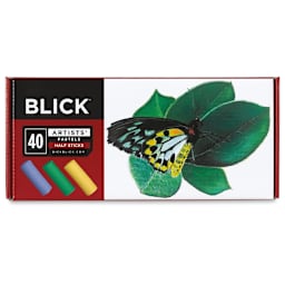 Blick Artists' Soft Pastel Half Stick Set - Assorted Colors, Set of 40 (front of package)