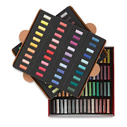 Blick Artists' Soft Pastel Half Stick Set - Assorted Colors, Set of 140 (inside package)