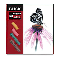 Blick Artists' Soft Pastel Half Stick Set - Assorted Colors, Set of 140 (front of package)