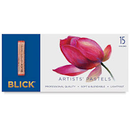 Blick Artists' Soft Pastel Set - Assorted Colors, Set of 15 (front of package)