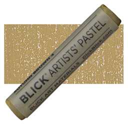 Blick Artists' Soft Pastel - Autumn Brown 4 pastel and swatch